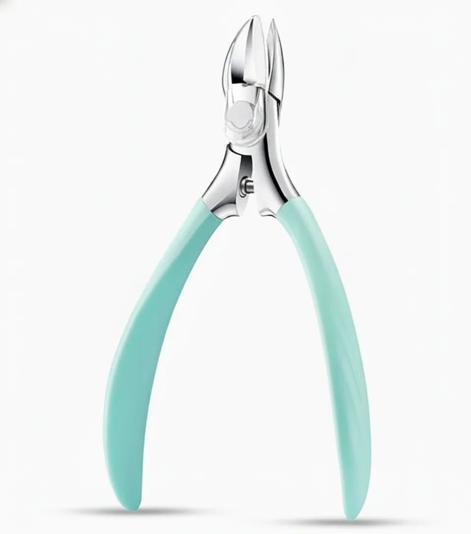 Nail Scissors Surgical Stainless Steel Curved Blades Splash Guard