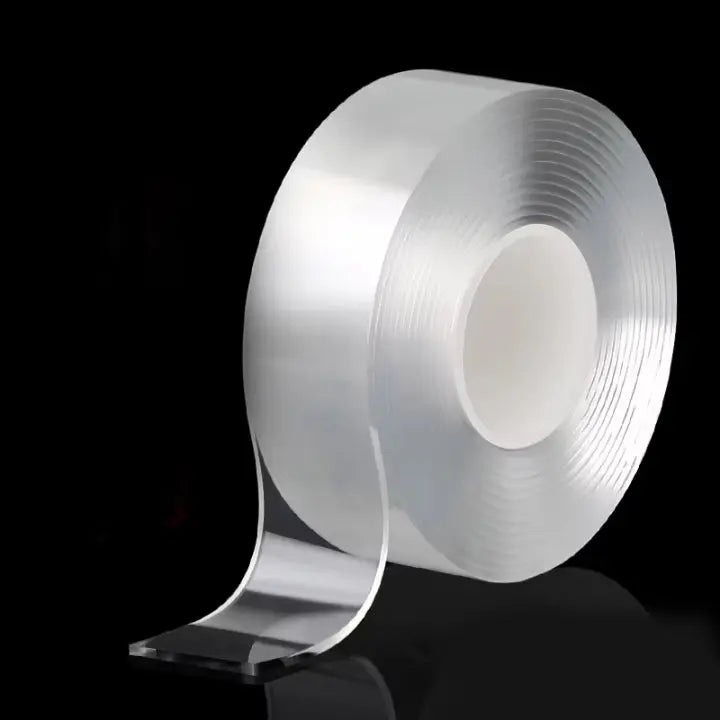 Nano Adhesive Tape Double-Sided Transparent Washable & Reusable