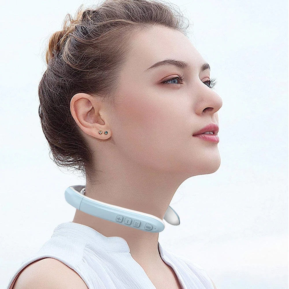Neck & Body Massager Ultrasound Lymphatic Drainage Wireless Rechargeable