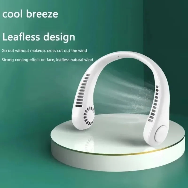 Neck Fan Bladeless USB Rechargeable Lightweight
