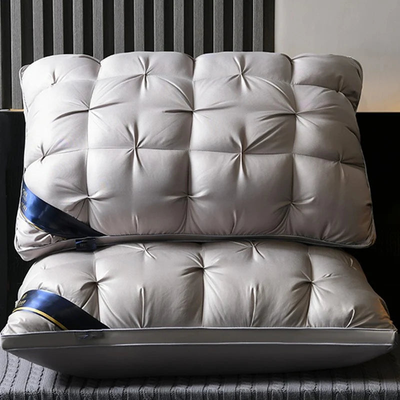 Neck Pillow Ergonomic Breathable Down-Alternative Fill