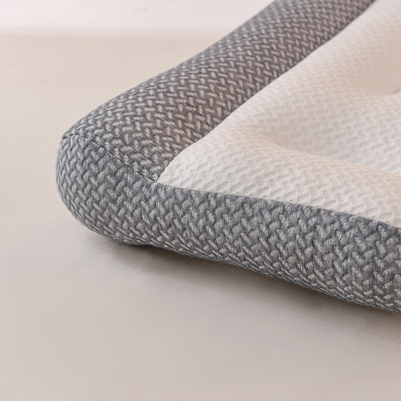 Neck Pillow Feather-Silk Filling & Breathable Cotton Cover