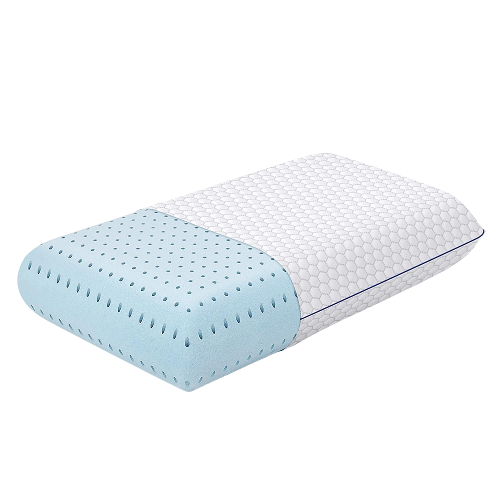 Neck Pillow Memory Foam Cooling Gel Removable Washable Cover