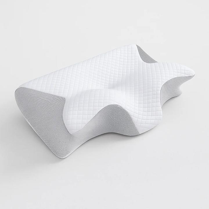 Neck Pillow Orthopedic Butterfly Memory Foam 3D Mesh Cover