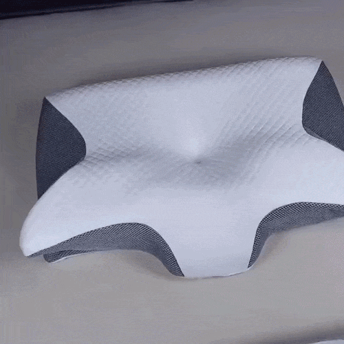 Neck Pillow Orthopedic Butterfly Memory Foam 3D Mesh Cover