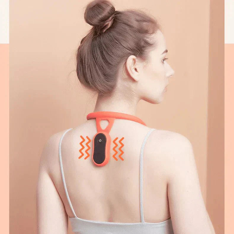 Neck & Shoulder Massager Wireless Pulsation Ergonomic & Lightweight