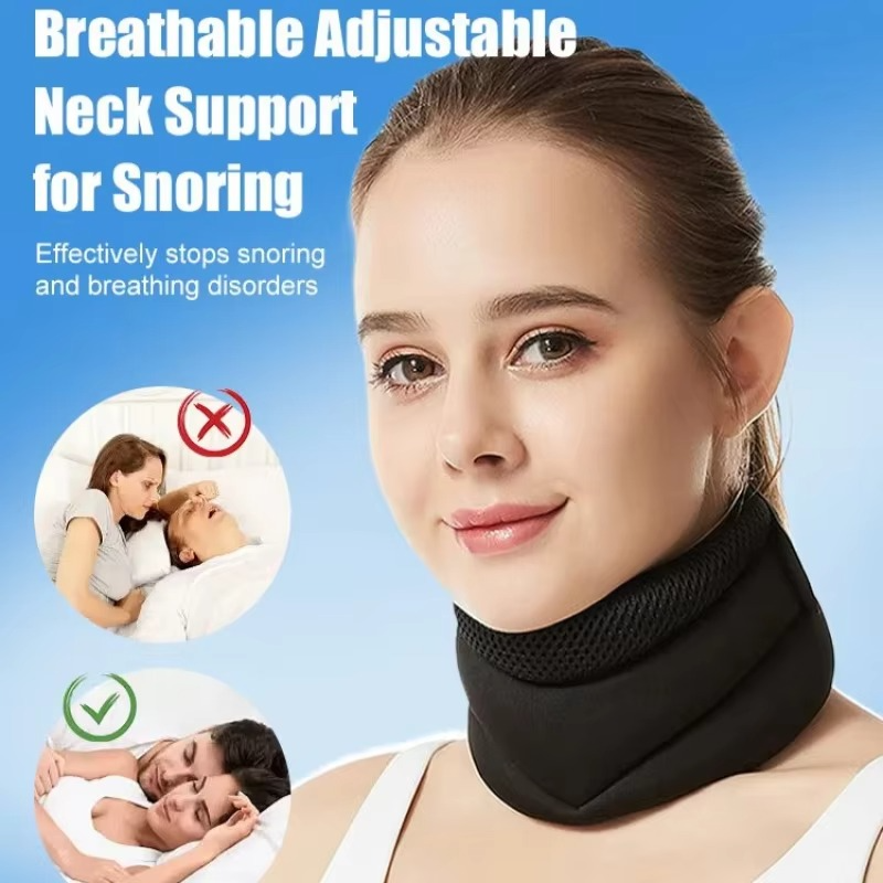 Neck Support Ergonomic V-Shape Breathable Fabric Adjustable Velcro