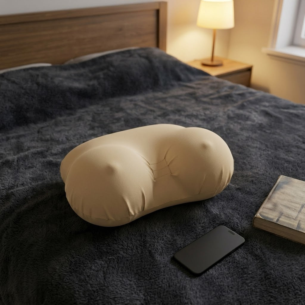 Neck Support Pillow Ergonomic Memory Foam Removable Washable Cover