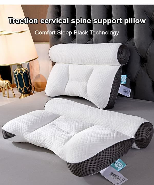 Neck Support Pillow Memory Foam Cooling Cover