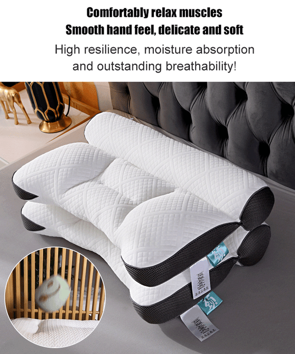 Neck Support Pillow Memory Foam Cooling Cover