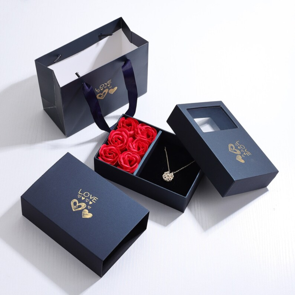 Necklace Convertible Heart Pendant Sparkling Finish