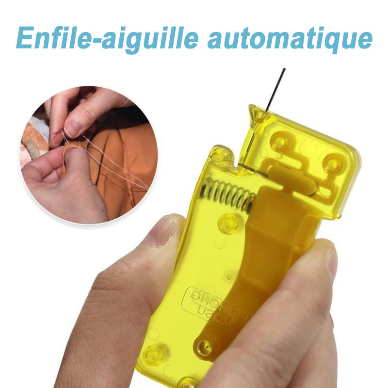 Needle Threader Automatic Hand & Machine Two-Pack