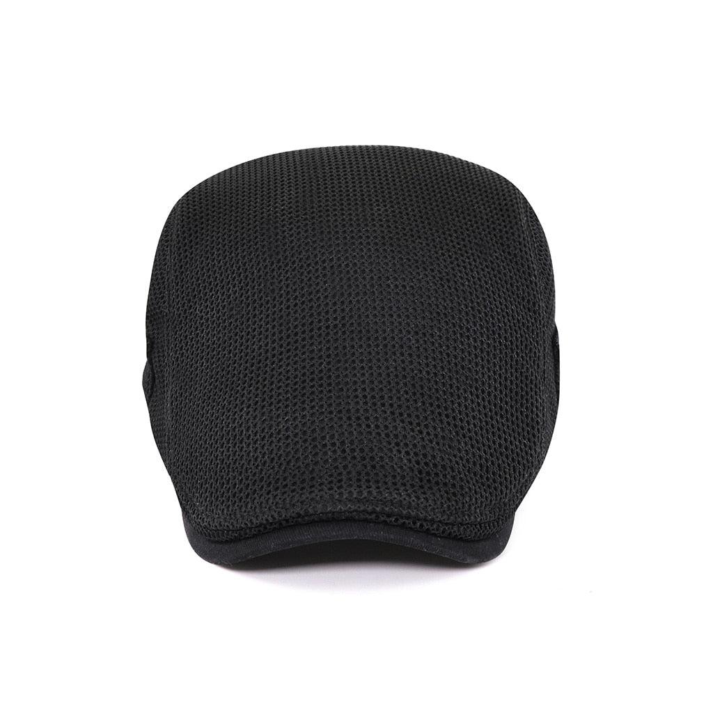 Newsboy Cap Breathable Cotton Mesh Adjustable Strap