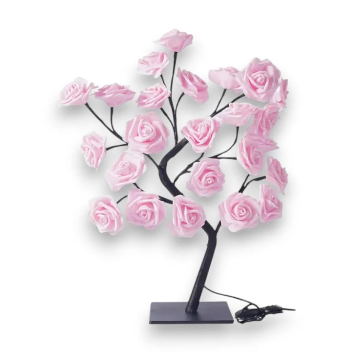Night Light Rose Blossom USB-Powered Warm LED