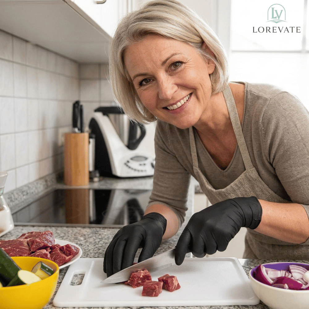 Nitrile Gloves Tear-Resistant Food-Safe & Secure Grip 100 Pairs