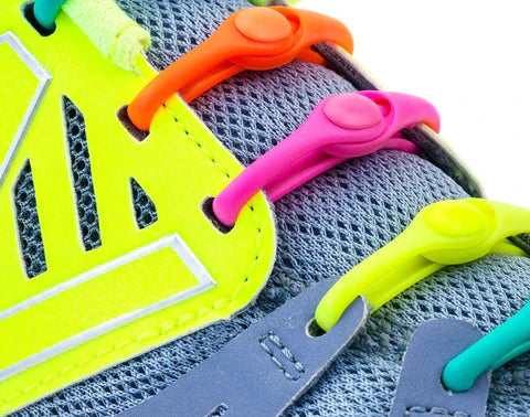 No-Tie Shoelaces Stretchable Silicone Universal Fit Set of 12