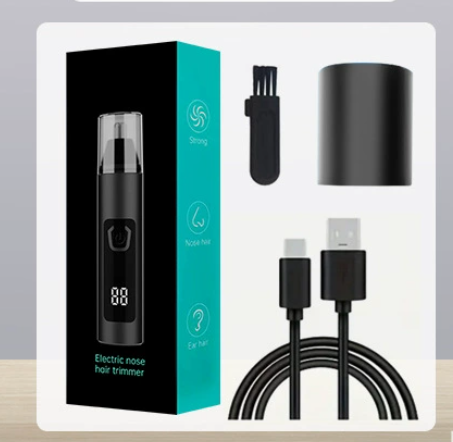 Nose & Ear Trimmer Double Blade Stainless Steel Rechargeable