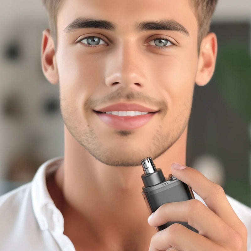 Nose & Ear Trimmer Painless Rounded Blade USB-C