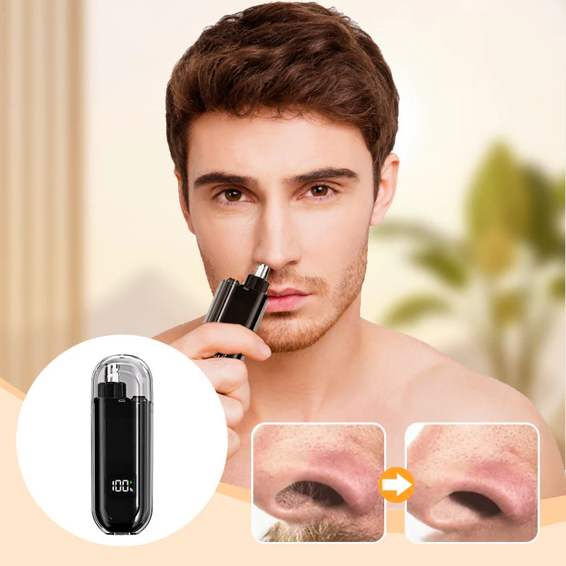 Nose & Ear Trimmer Painless Rounded Blade USB-C