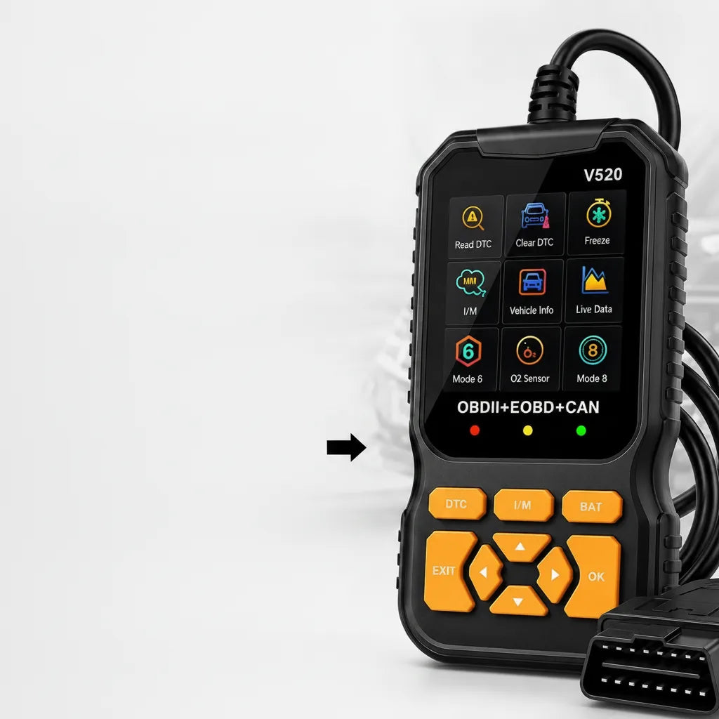 OBD2 Scanner Color Display & Live Data
