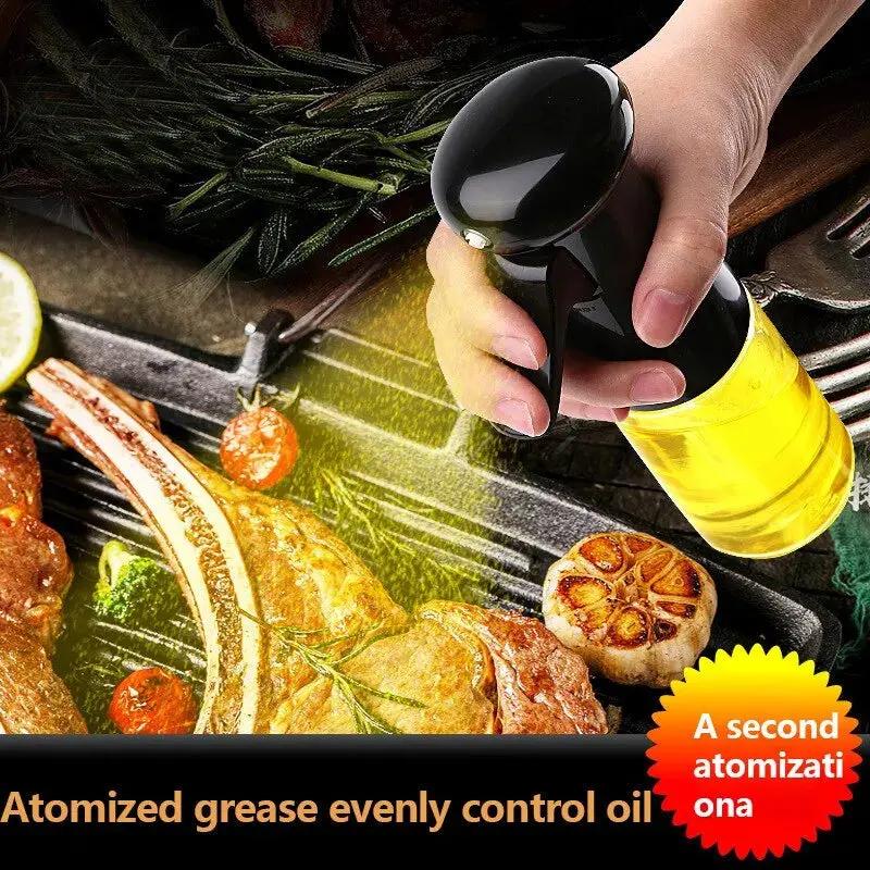 Oil Dispenser Bottle Drip-Free Transparent BPA-Free