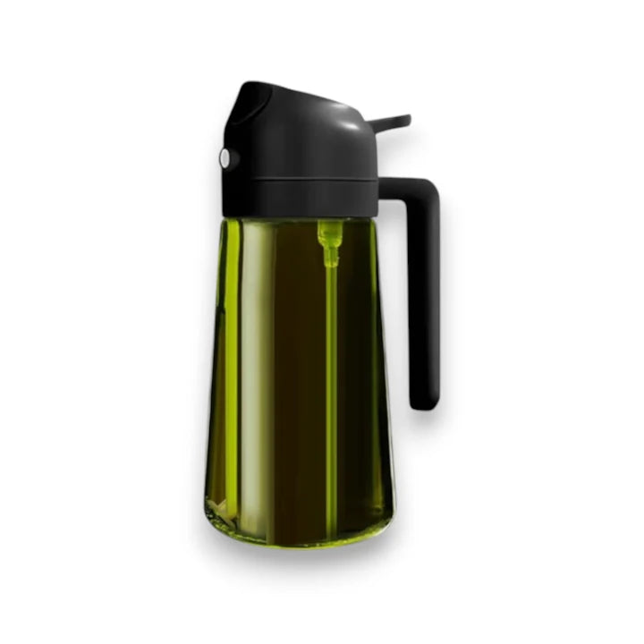 Oil Dispenser Set of 2 Spray & Pour Drip-Free