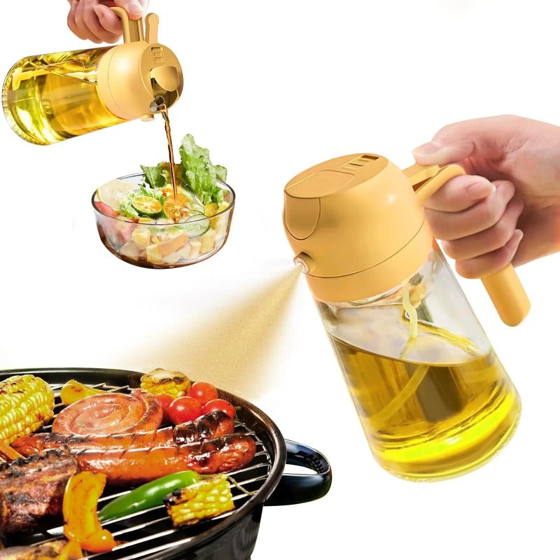 Oil Dispenser Spray & Pour 470ml Leak-Proof