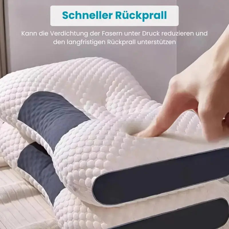 Orthopedic Neck Pillow 3D Ergonomic Adjustable Height Washable Cover