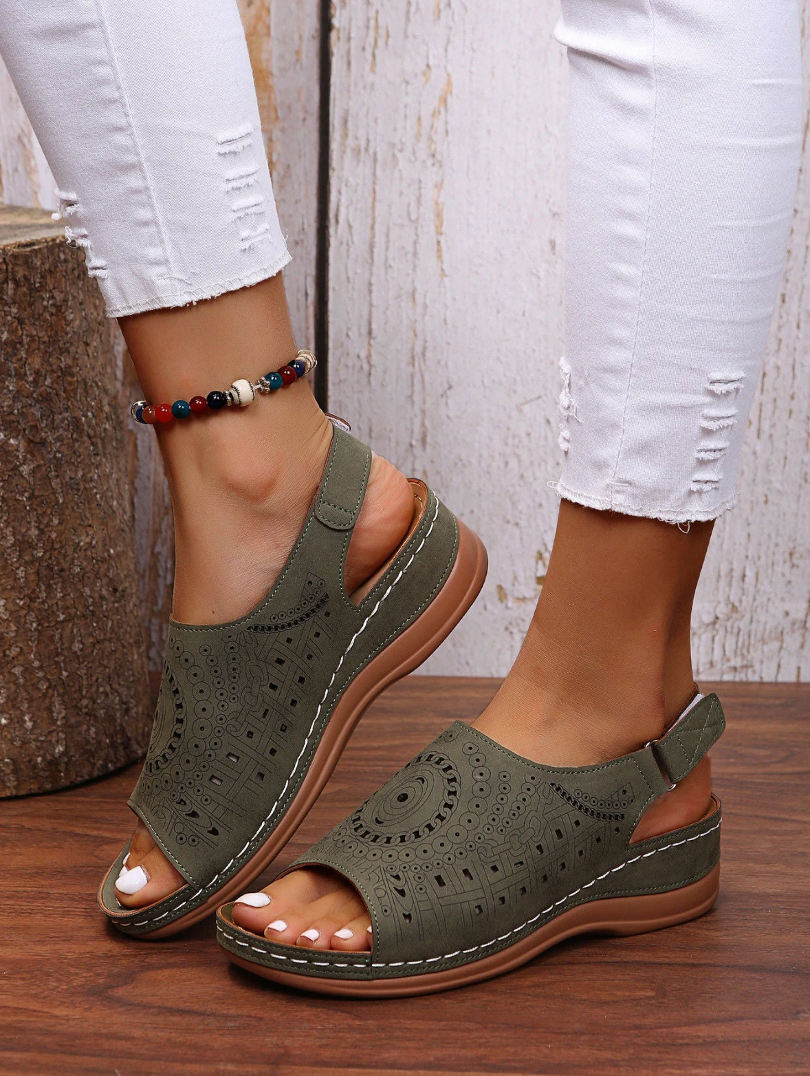 Orthopedic Sandals 3-Arch Support Non-Slip Shock-Absorbing Sole