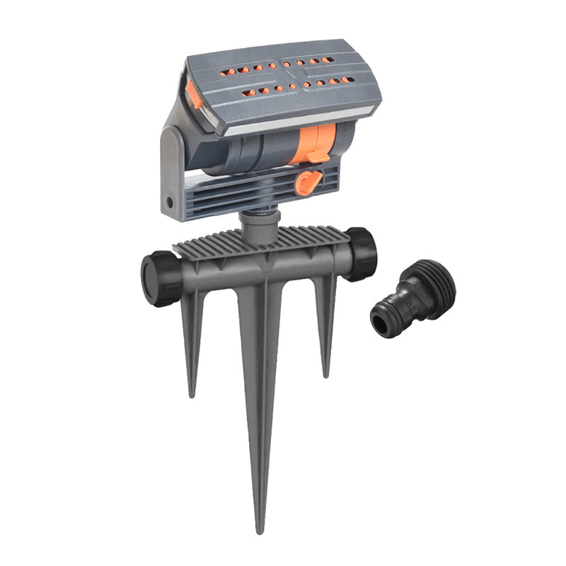 Oscillating Lawn Sprinkler Adjustable Spray Width & Weighted Base