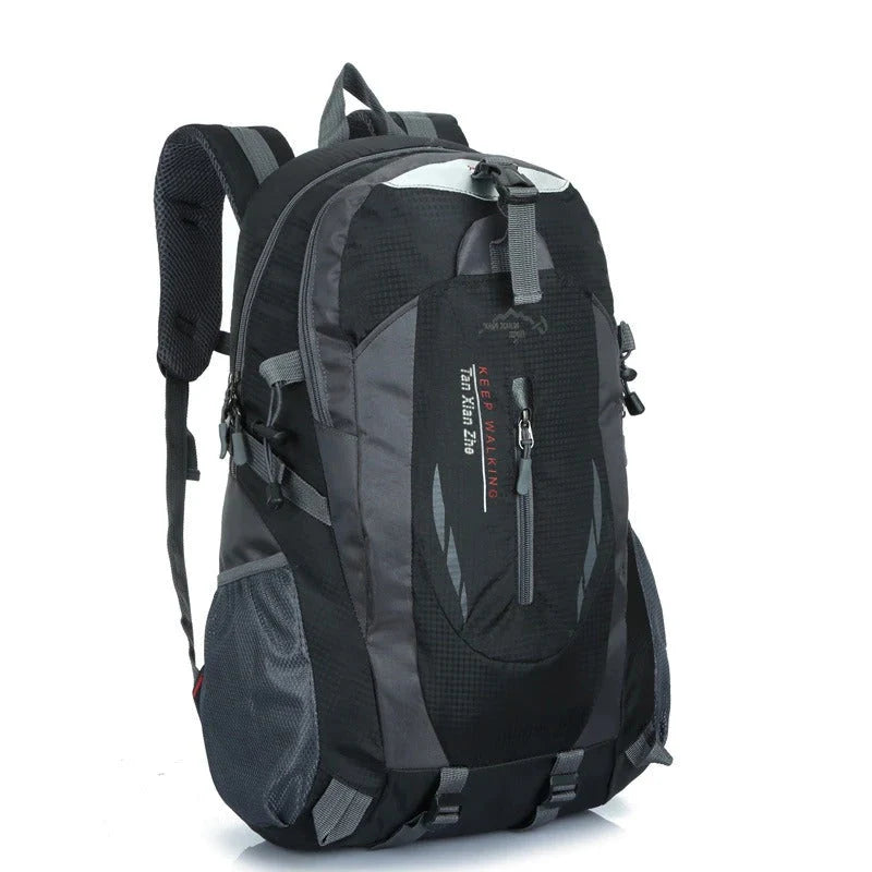 Outdoor Backpack 50L Waterproof Nylon Padded Straps & Reflective