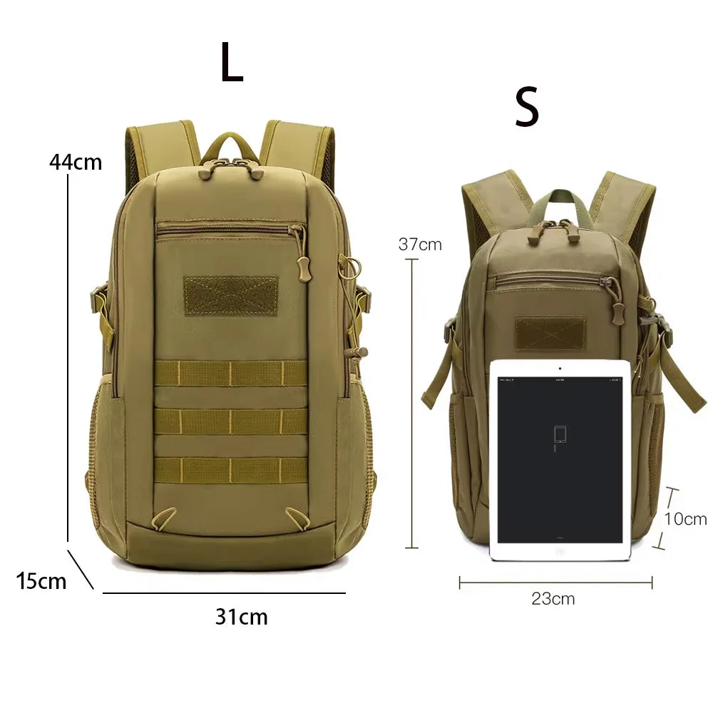 Outdoor Backpack Waterproof Nylon MOLLE System 20L