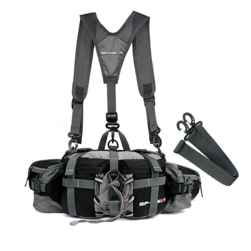 Outdoor Crossbody Bag Waterproof Nylon 5L Adjustable Straps
