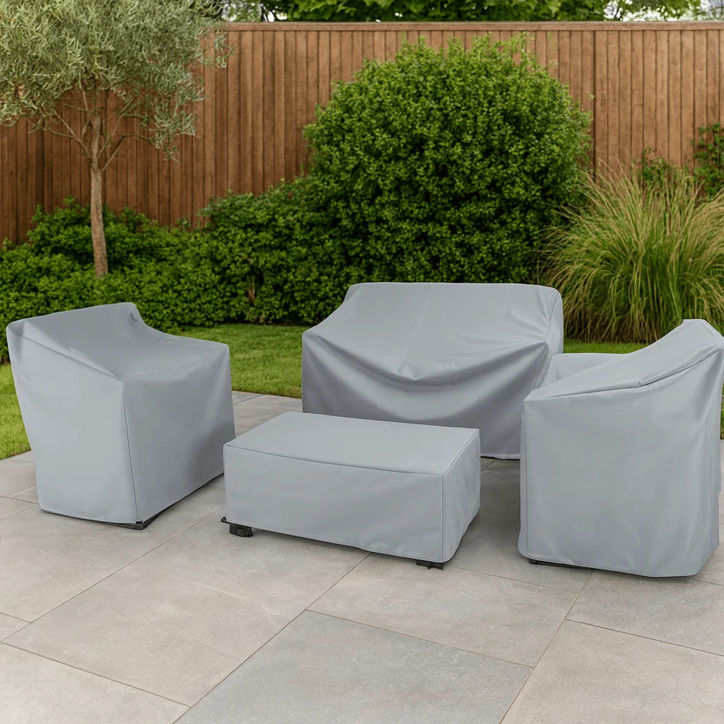 Outdoor Furniture Cover Water-Repellent Silver-Coated UV-Resistant
