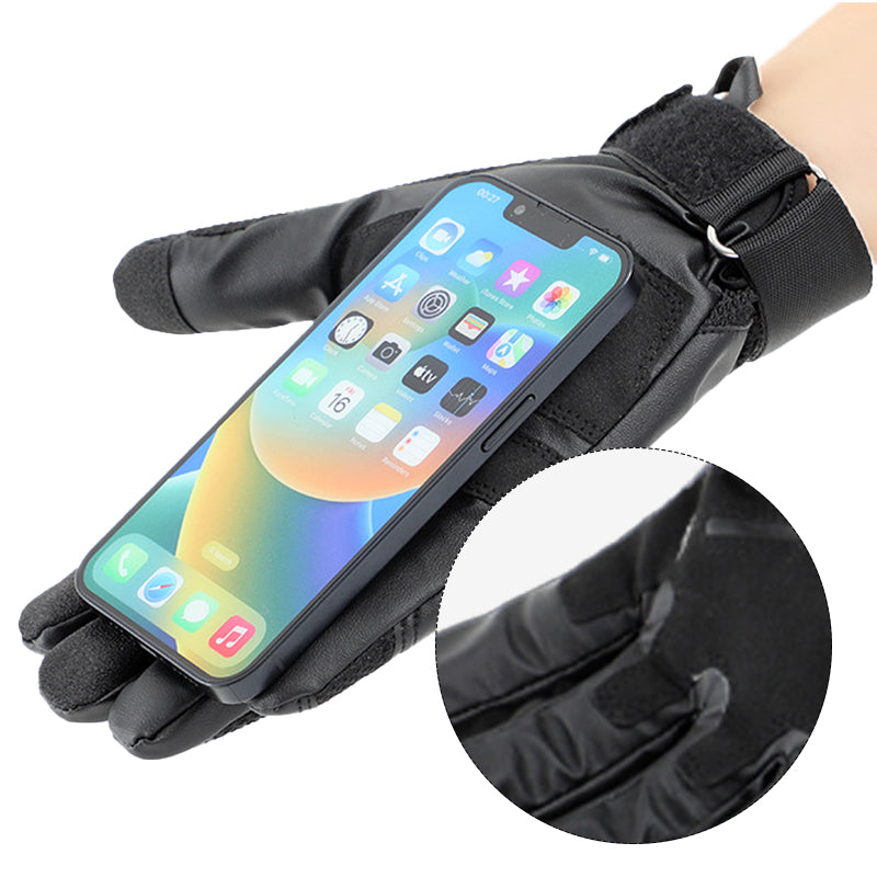 Outdoor Grip Gloves Microfiber Anti-Slip Reinforced Knuckles