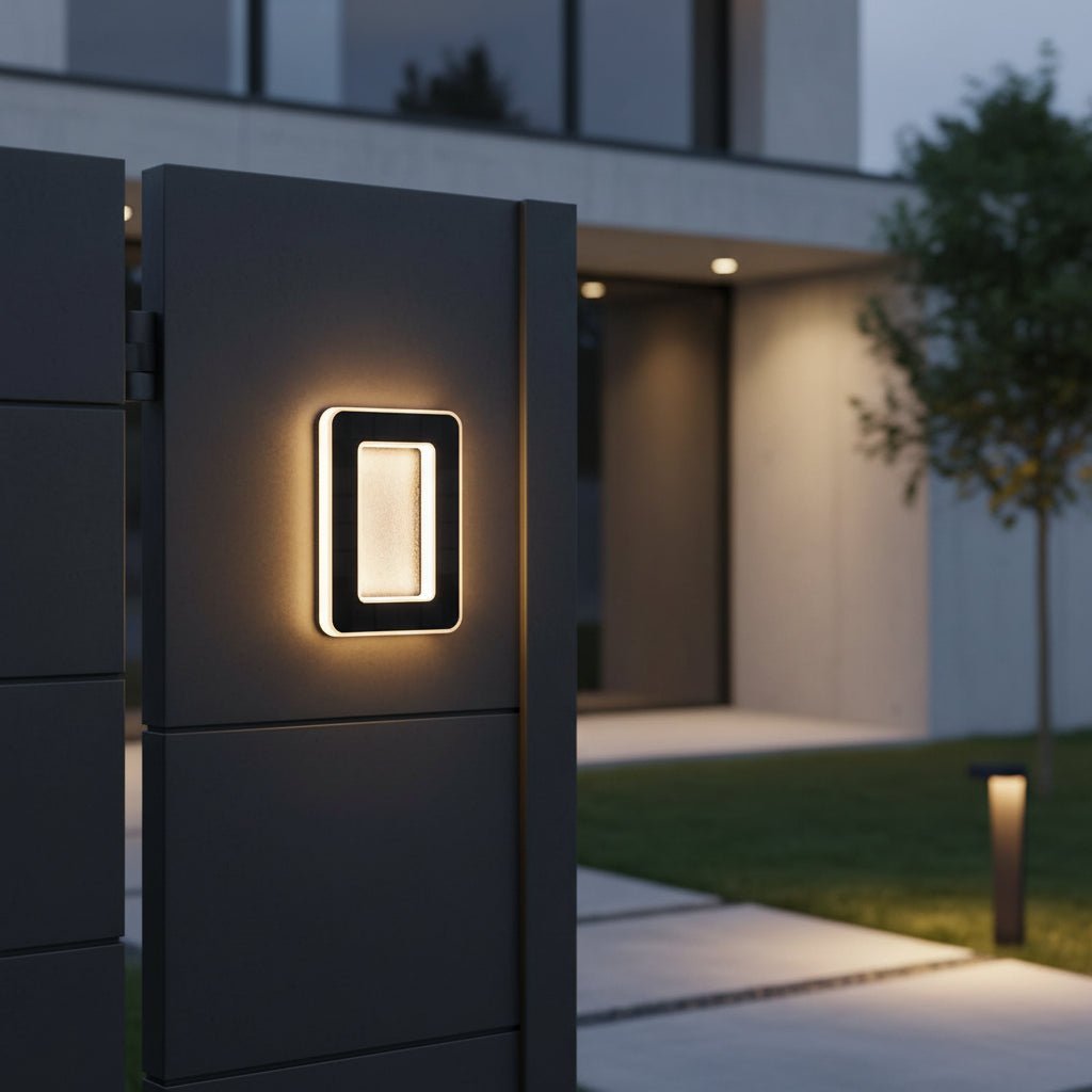Outdoor House Number Warm White LED Weatherproof