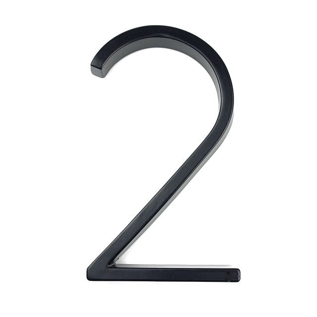 Outdoor House Number Zinc Alloy Weather-Resistant