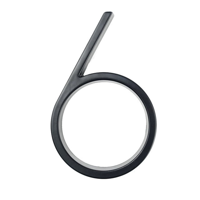 Outdoor House Number Zinc Alloy Weather-Resistant