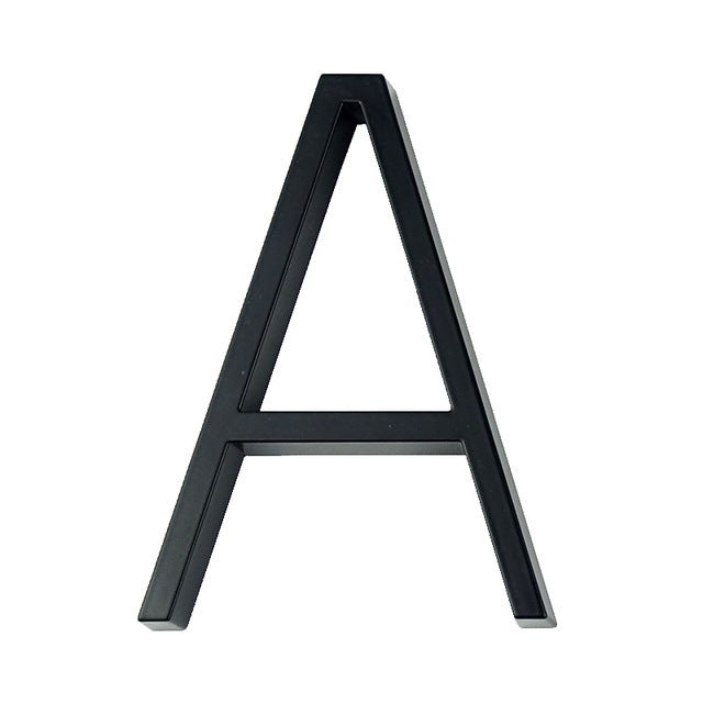 Outdoor House Number Zinc Alloy Weather-Resistant