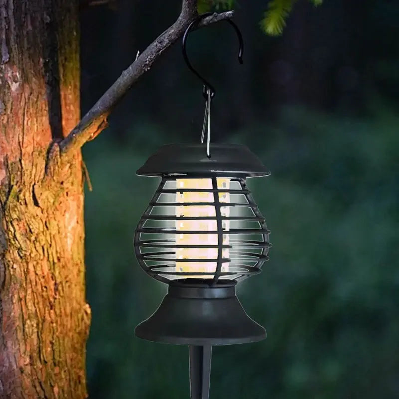 Outdoor Insect Trap Solar-Powered UV Light Chemical-Free