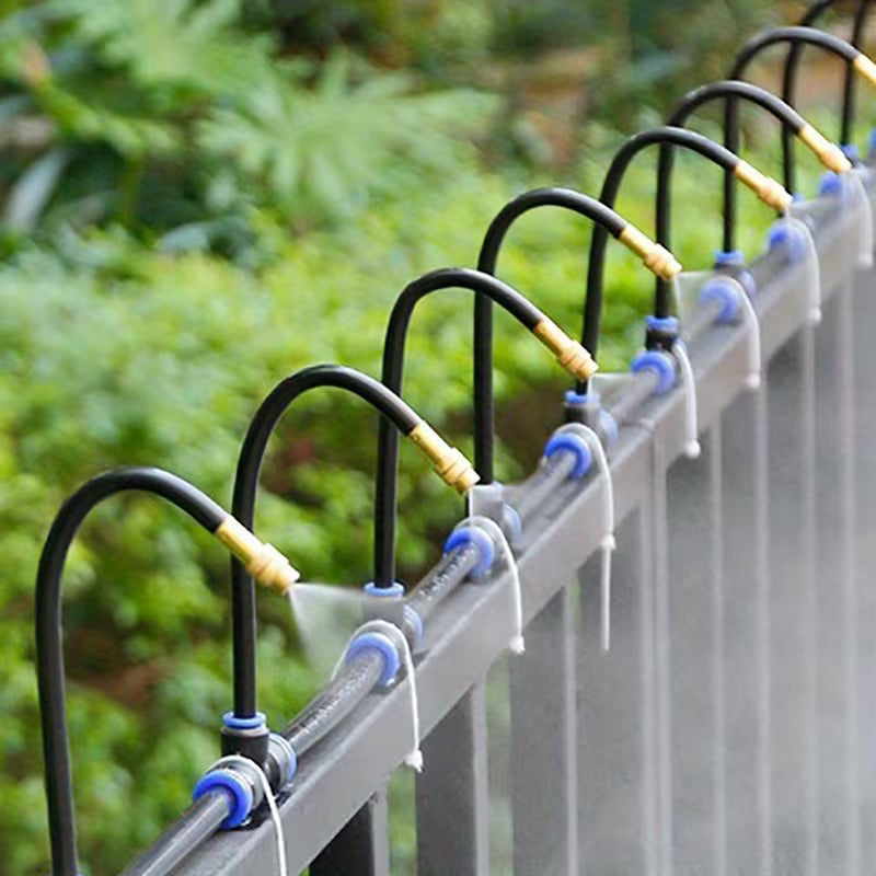 Outdoor Irrigation System 360° Adjustable Brass Nozzles
