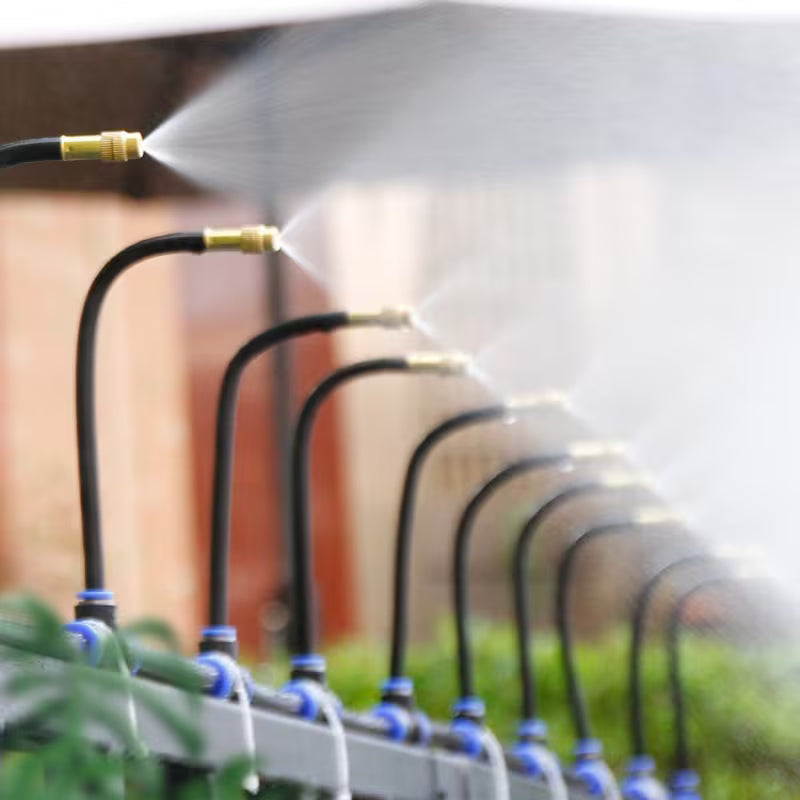 Outdoor Irrigation System 360° Adjustable Brass Nozzles