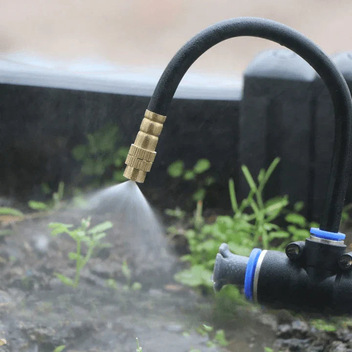 Outdoor Irrigation System 360° Adjustable Brass Nozzles