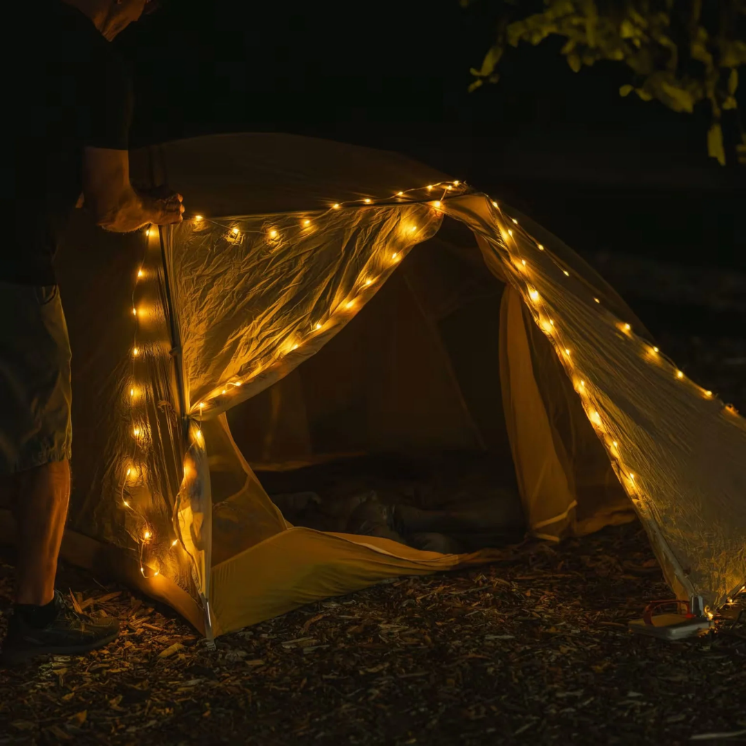 Outdoor LED String Lights 10 Meter IP67 USB-C Rechargeable