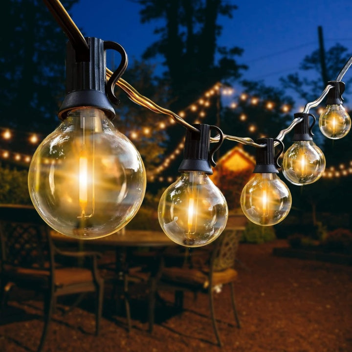 Outdoor LED String Lights Warm White Waterproof