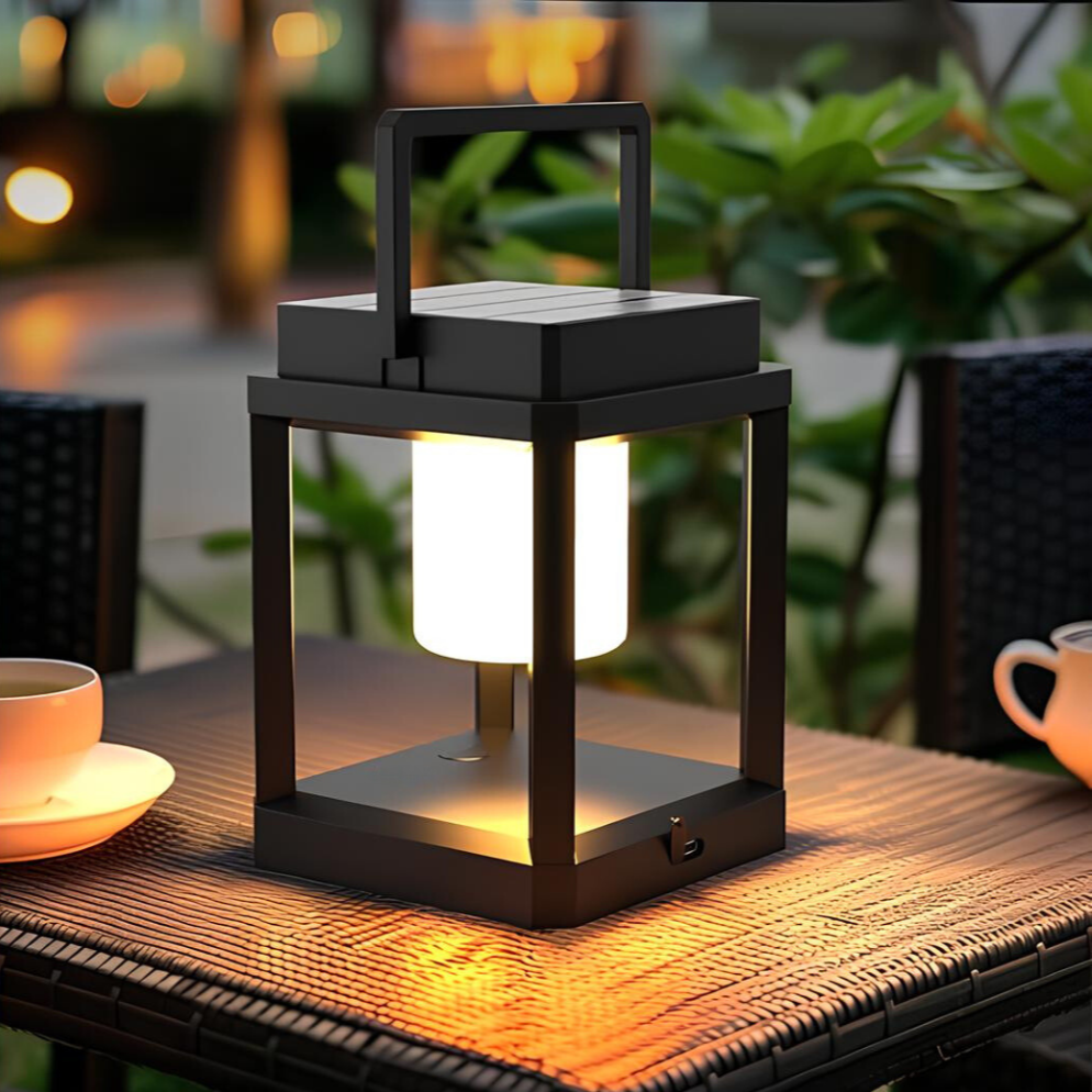 Outdoor Lantern Solar & USB Charging Weatherproof