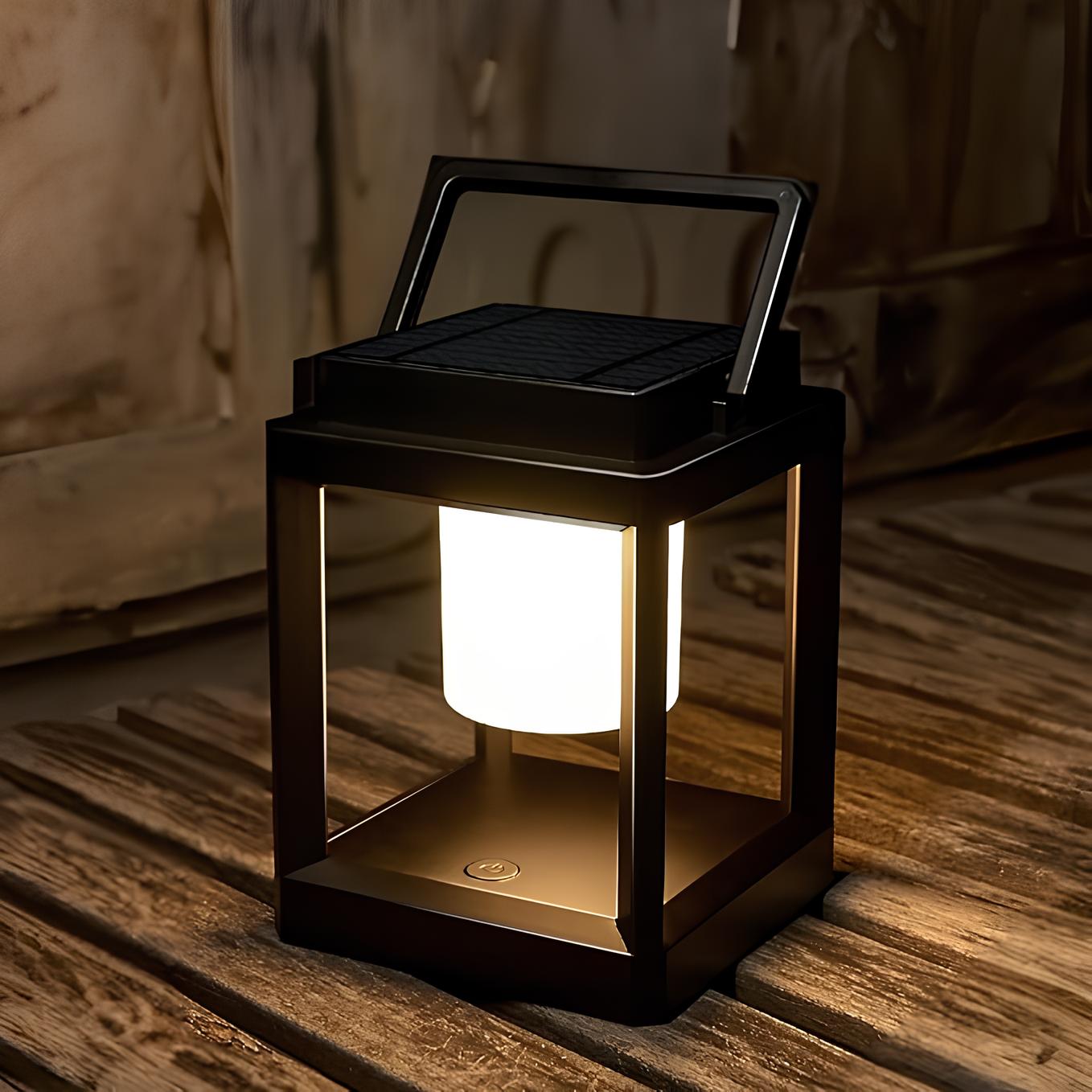 Outdoor Lantern Solar & USB Charging Weatherproof