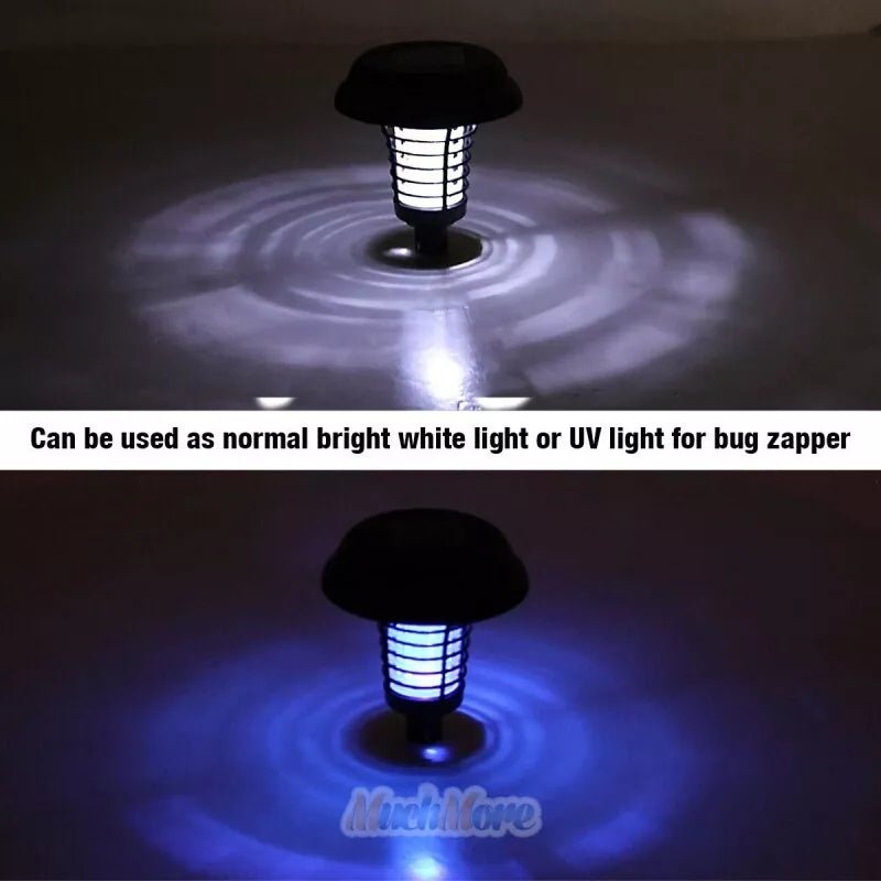 Outdoor Mosquito Lamp Solar-Powered Dual Ambient & UV