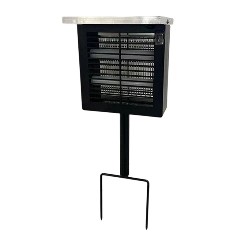Outdoor Mosquito Zapper Solar-Powered UV Light Weatherproof