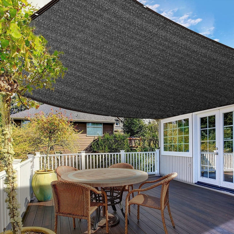 Outdoor Shade Net UV-Resistant Breathable Reinforced Edges & Metal Eyelets